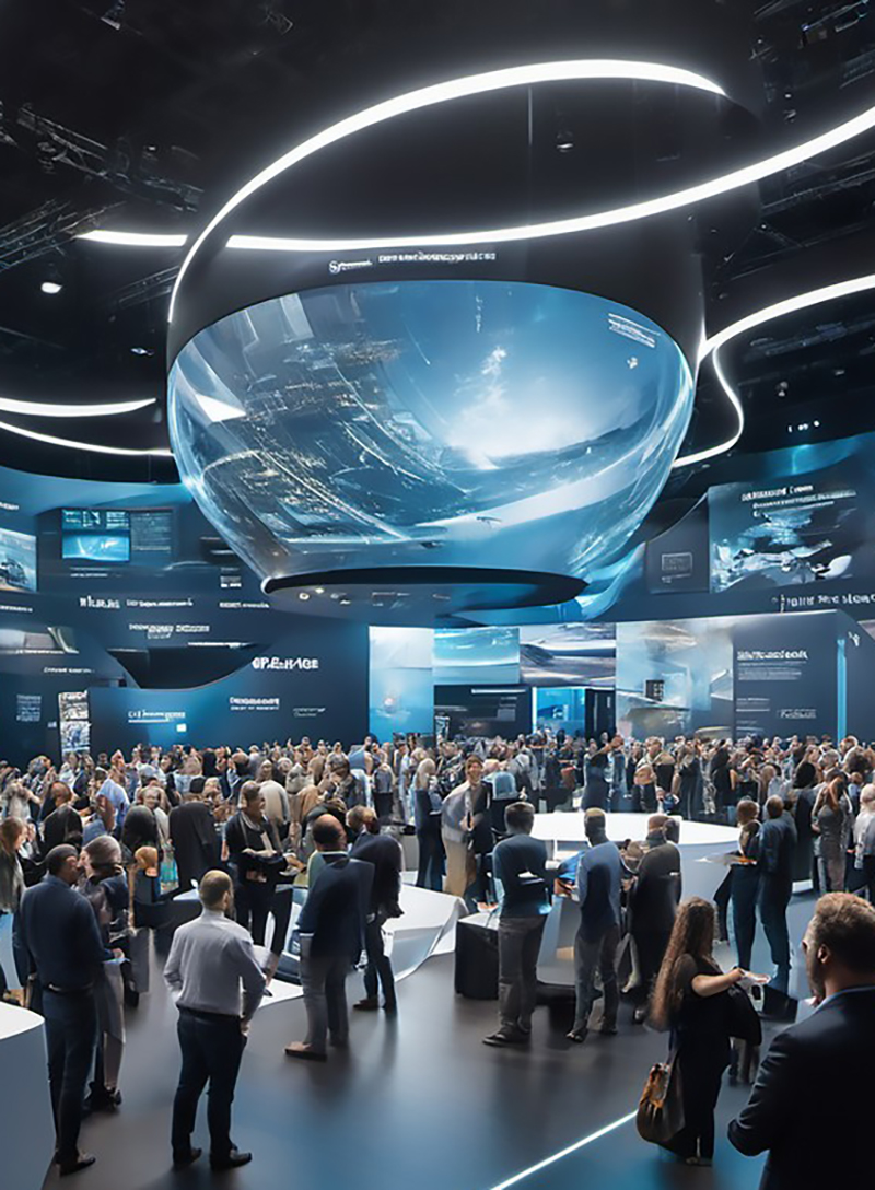 The helmet exhibition is held in