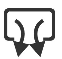 Front：2 wolf-nose airvent